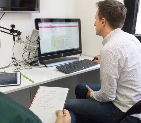 User research and testing, in person or remote